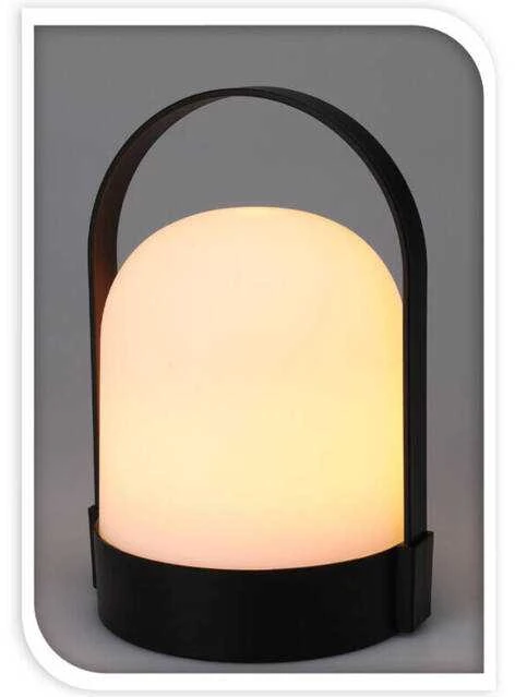 Home Styling Collection Plastikinė stalinė lempa, 14,5 x 21 cm