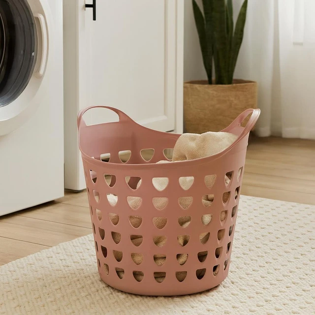 Storage Solutions Lankstus plastikinis skalbinių krepšys, 26 l