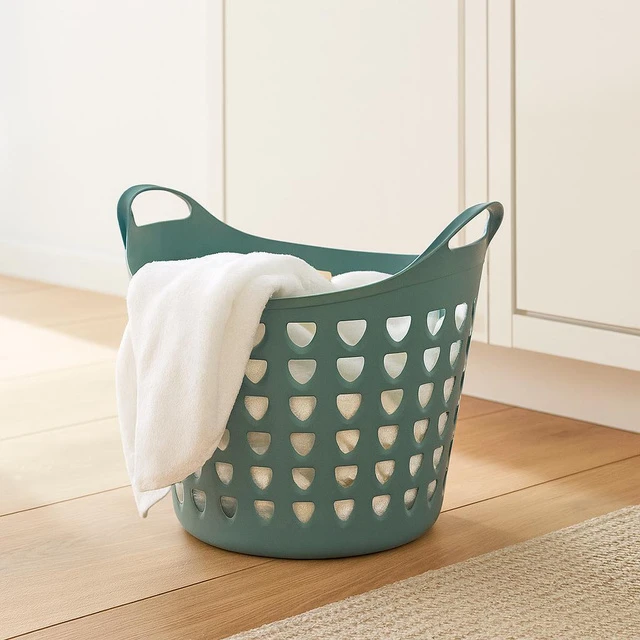 Storage Solutions Lankstus plastikinis skalbinių krepšys, 26 l