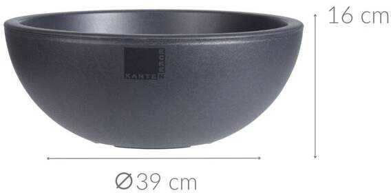 KOOPMAN Didelis plastikinis puodas, Ø 40 cm