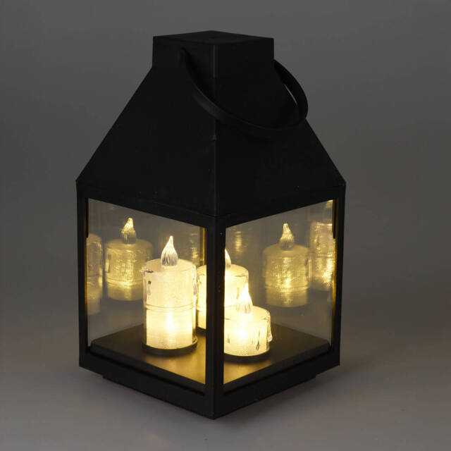 Ambiance Light Aplinkos šviestuvas ADVENTO ŽIBINTAS RORATY LED 25CM 3 ŽVAKĖS 7094559