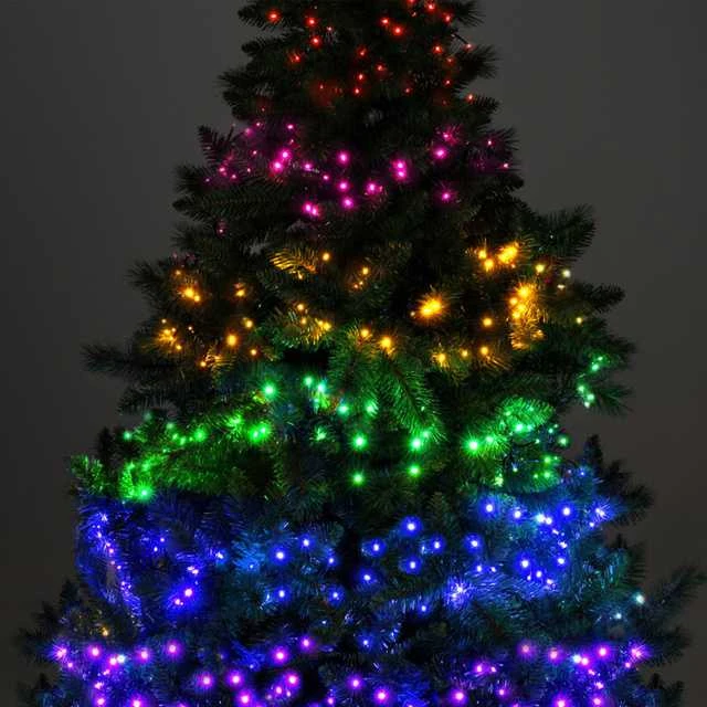 Mondex Tanki elektrinė girlianda CLUSTER, IP44, 800 LED, 8 režimai, įvairių sp., 16m