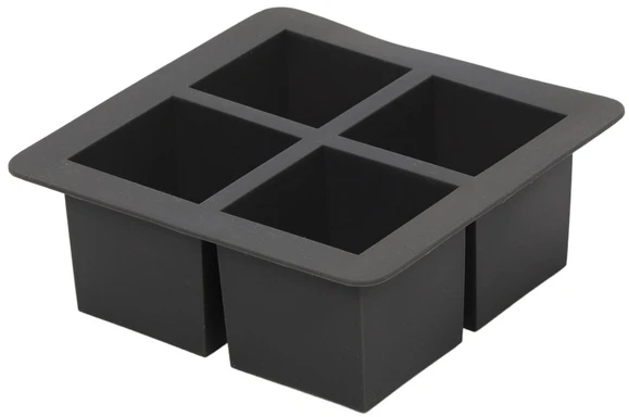 Excellent Houseware Silikoninė ledo kubelių forma XXL 15,5x15,5x6 cm