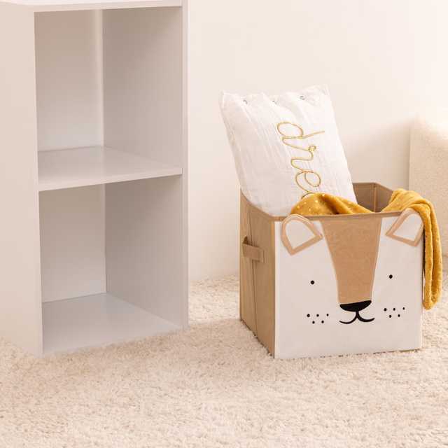 Atmosphera Createur Dinterieur ATMOSPHERA sulankstoma daiktadėžė LION, 29 x 29 cm