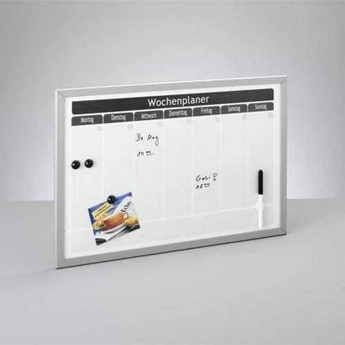 Magnetinė lenta SAVAITĖS PLANUOTOJAS + 3 magnetai, 60x40 cm, ZELLER
