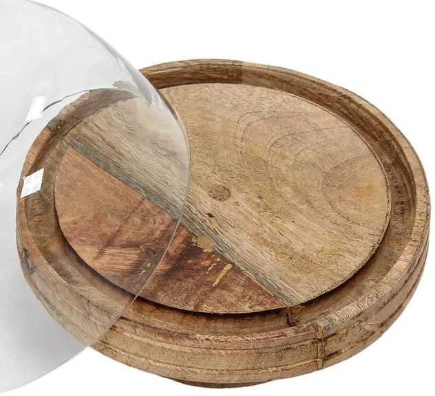 Home Styling Collection Mango medžio pyrago lėkštė, Ø 19 cm