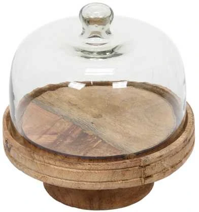 Home Styling Collection Mango medžio pyrago lėkštė, Ø 19 cm