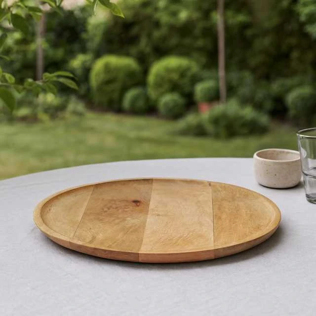 Secret De Gourmet Medinė lėkštė LIL, Ø 38 cm