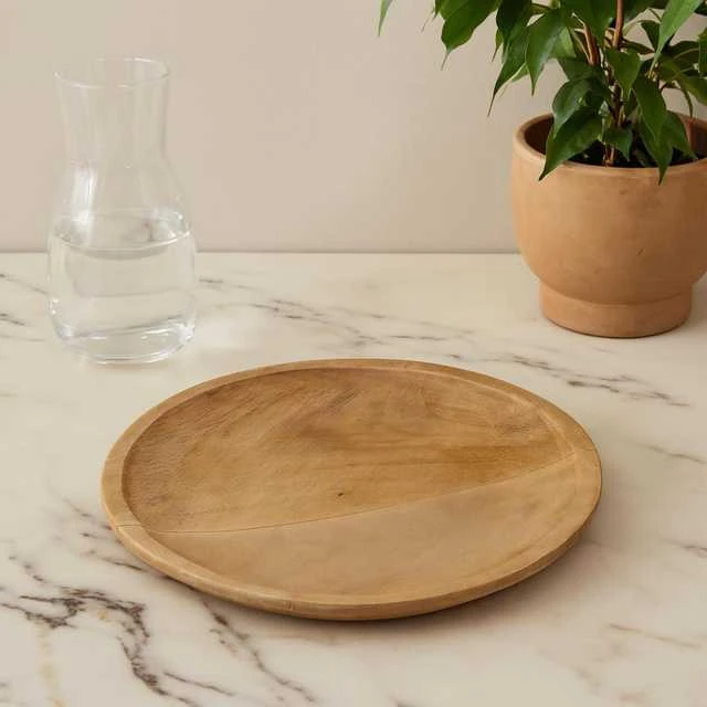 Secret De Gourmet Medinė lėkštė NIG, Ø 28 cm