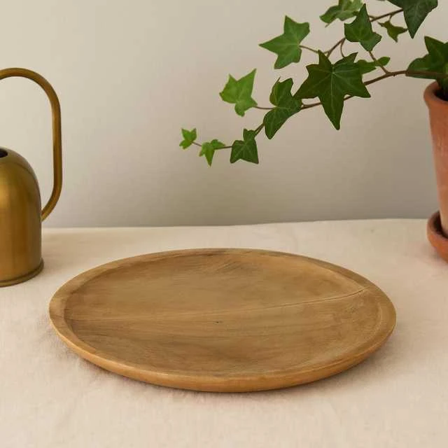 Secret De Gourmet Medinė lėkštė NIG, Ø 28 cm