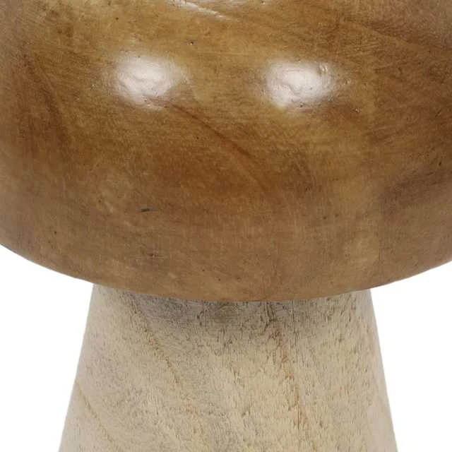 Home Styling Collection Medinė grybo figūrėlė, 20 cm