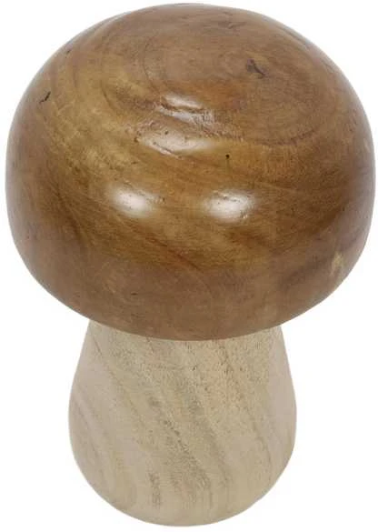 Home Styling Collection Medinė grybo figūrėlė, 20 cm
