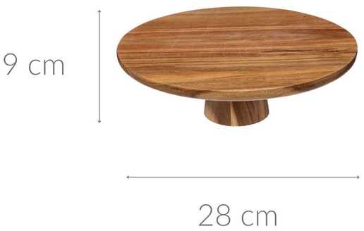 Secret De Gourmet Medinė torto forma, akacija, Ø 28 cm