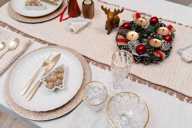 Home Styling Collection Medinė žvakidė, akacija, 8 cm