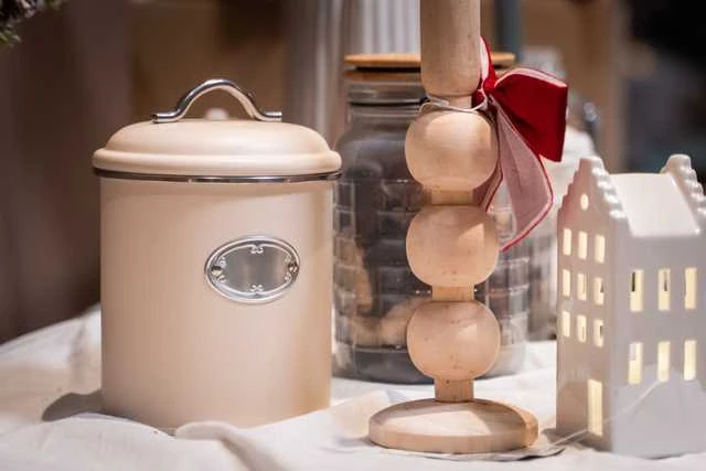Home Styling Collection Medinė žvakidė, natūrali