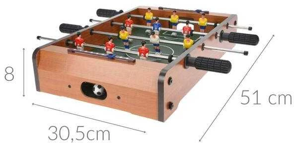 XQMAX Free & Easy Stalo futbolo žaidimas iš medžio 50x31x9,5 cm