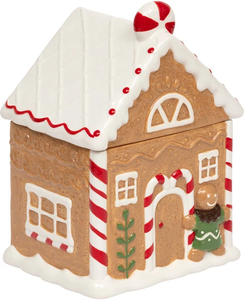 Atmosphera Gingerbread house-shaped cookie jar, 1.5 l