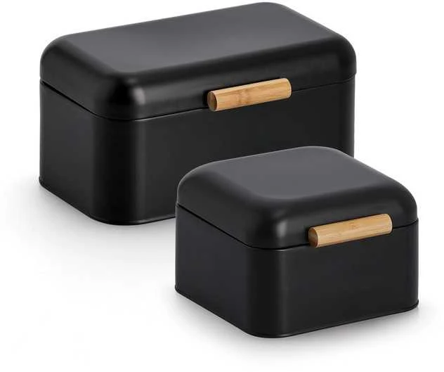 Metal bread box ZELLER, 20 x 20 x 13 cm