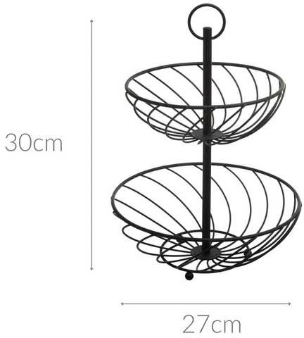 5five Simply Smart Metalinė lėkštė, 2 lygių, 38 cm aukščio