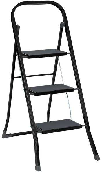 5five Simply Smart Metalinės kopėčios, 3 pakopų, 73,5 x 105,3 cm