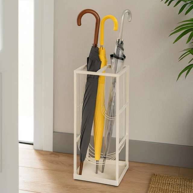5five Simply Smart Metalowy stojak na parasole METTY, smėlio spalva
