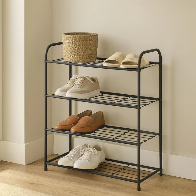 5five Simply Smart METTY aukštų batų lentyna, 4 lygiai, 74 cm