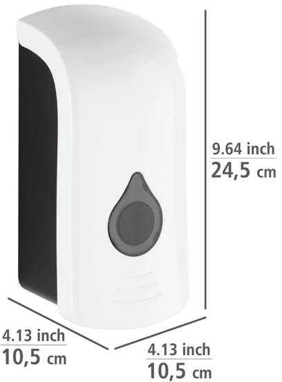 Muilo ir dezinfekcijos skysčių dozatorius RANERA, baltas, 740 ml, Wenko
