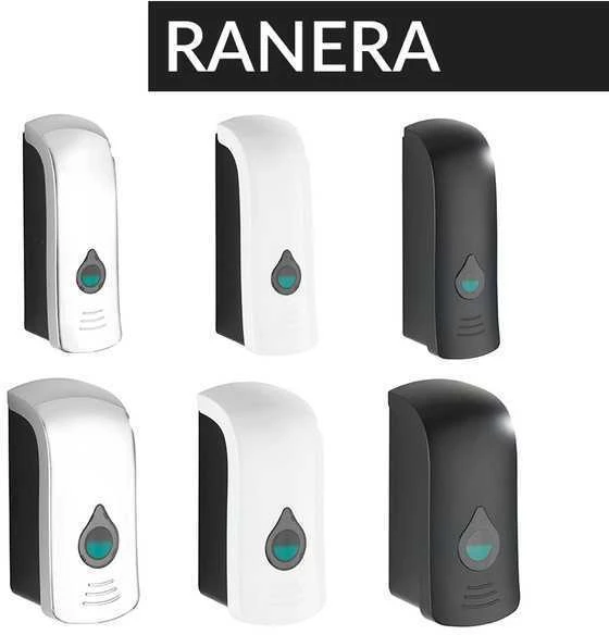 Muilo ir dezinfekcijos skysčių dozatorius RANERA, baltas, 740 ml, Wenko