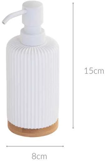 5five Simply Smart NATUREO skysto muilo dozatorius, baltas