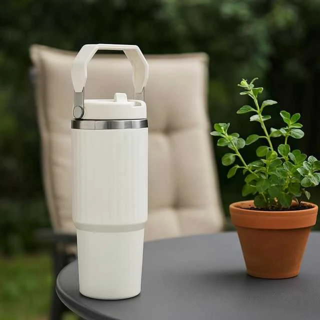 Thermos Nerūdijančio plieno termosas su rankena VARMÖ, 900 ml