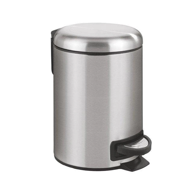 Nerūdijantis plienas waste bin LEMAN, Easy Close, 3 l, WENKO
