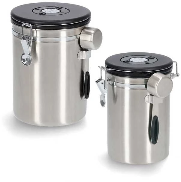 Zeller Nesandari kavos skardinė su segtuku ir matavimo puodeliu, 1700 ml