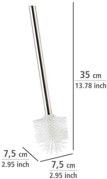 Nuimamas silikoninis šepetėlis 7,5 cm, spalva balta, Wenko