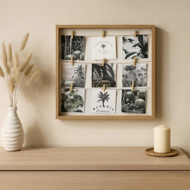 Nuotraukų rėmelis Siam multi-frame for photos, 40 x 40 cm, MDF