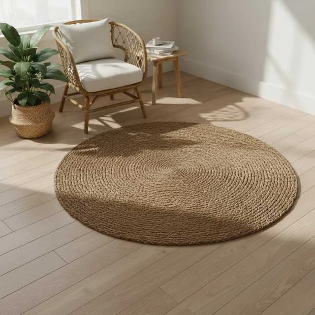 Apvalus austas kilimas KIN, Ø 80 cm