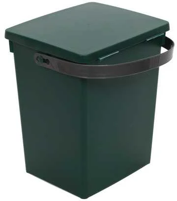 Dekoracja Domu Organinių atliekų konteineris su BIO logotipu, su rankena, 5 l