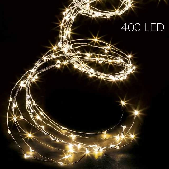 Fééric Lights and Christmas Outdoor Lauko šviesos girlianda, kaskados, 400 LED