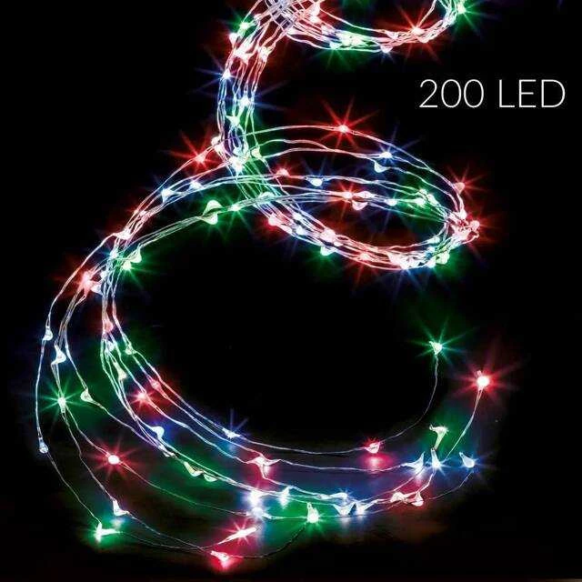 Fééric Lights and Christmas Outdoor Lauko šviesos girlianda, kaskados, 200 LED