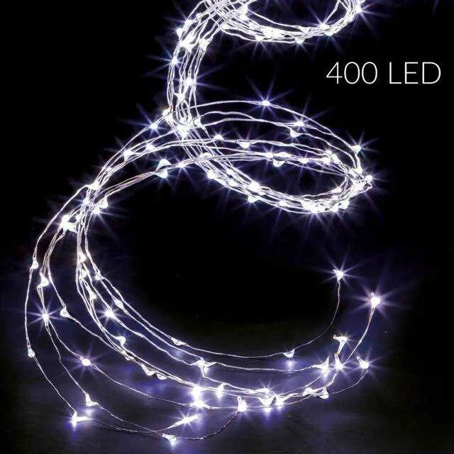Fééric Lights and Christmas Outdoor Lauko šviesos girlianda, kaskados, 400 LED