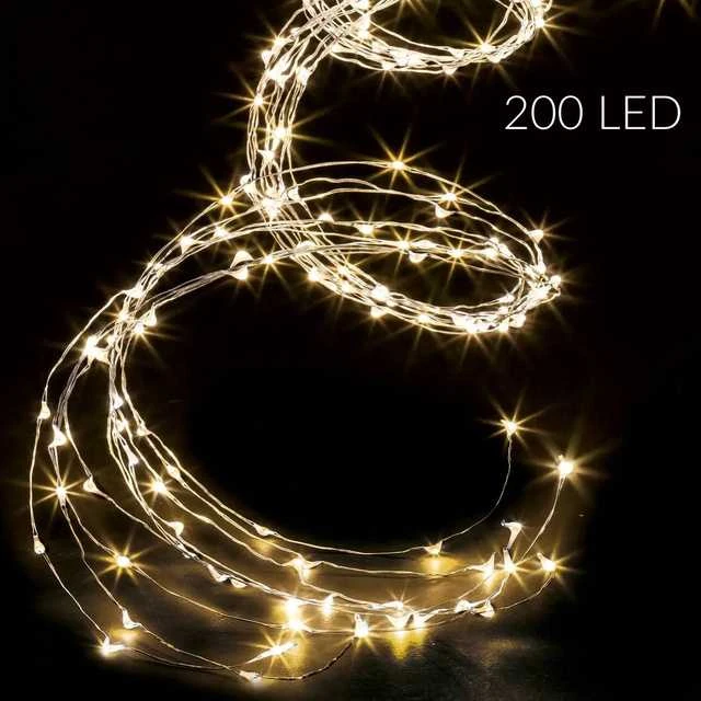 Fééric Lights and Christmas Outdoor Lauko šviesos girlianda, kaskados, 200 LED