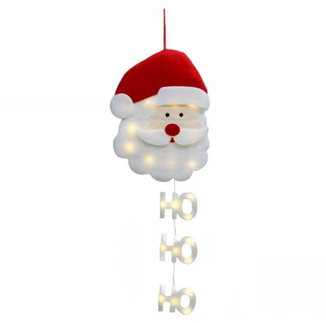 Fééric Lights and Christmas Kalėdų šviesos dekoracija, Kalėdų Senelis su užrašu, 24 LED