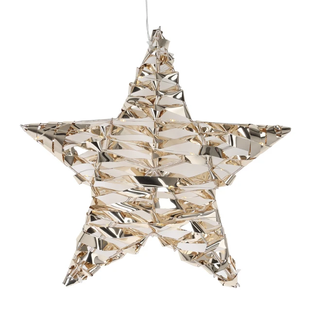 Home Styling Collection Pakabinama šviesa žvaigždės formos dekoracija, 30 cm