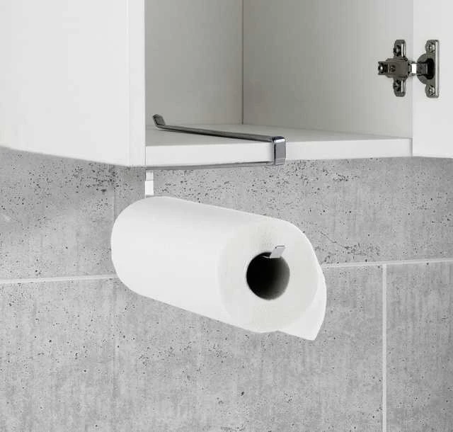 Pakabinamas virtuvės laikiklis popieriui, plieno chromas - WENKO