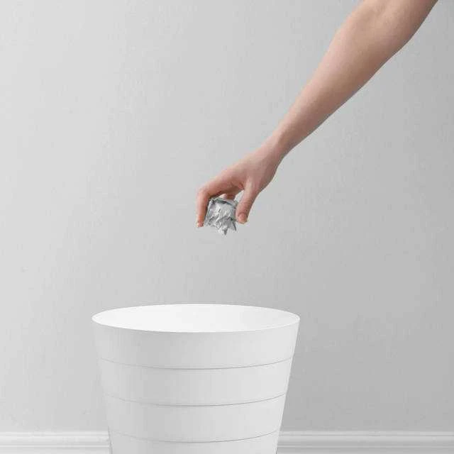 Paper basket, 14 l, ZELLER, baltas
