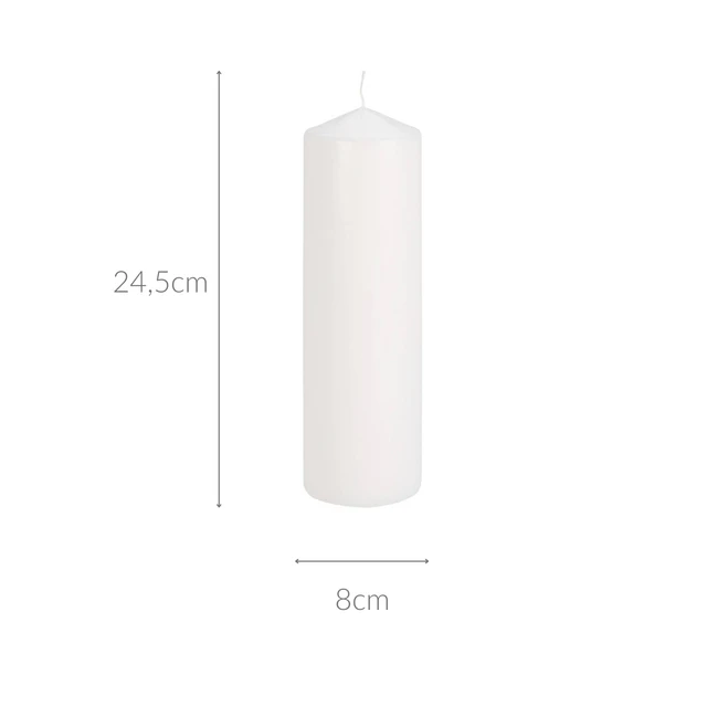 Home Styling Collection Parafino cilindro žvakė, Ø 8 x 25 cm