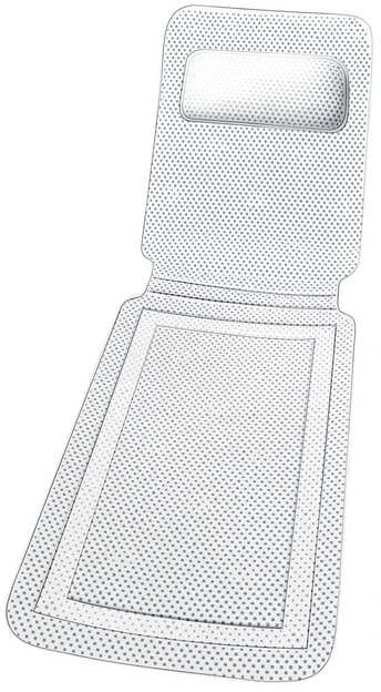 Maximex Patogus vonios įklotas, siurbtuko kilimėlis, 125 x 36 cm