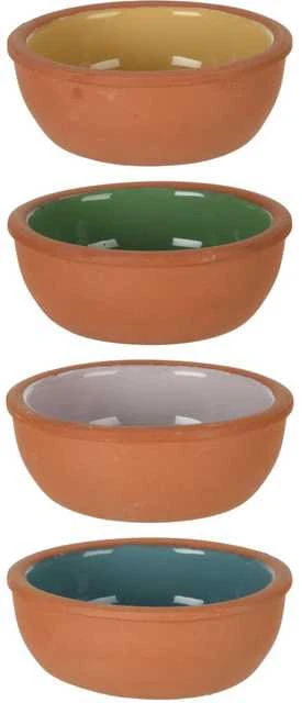 Excellent Houseware Keramikiniai ramekinai 10,5 cm, 140 ml, 4 vnt.