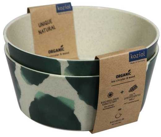 PIECES Dubuo, MONSTERA, 890 ml, 2 vnt., gamtos desertas, KOZIOL