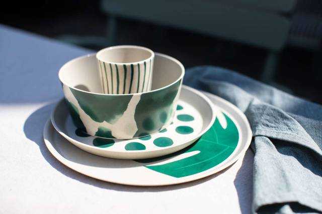 PIECES Dubuo, MONSTERA, 890 ml, 2 vnt., gamtos desertas, KOZIOL