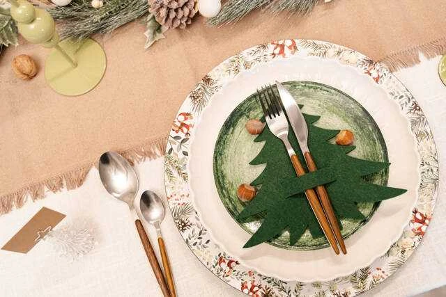 Secret De Gourmet PIECES Stalo įrankių rinkinys AMAZONIE, 24 vnt., su medine rankena